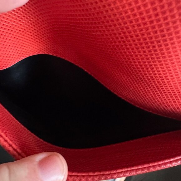 Bottega Veneta Red Leather Document Tote Shoulder Bag w Black Interior - Picture 16 of 16